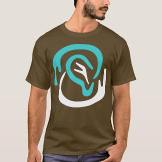 T-shirt Cochléaire oreille Abstraite sourde