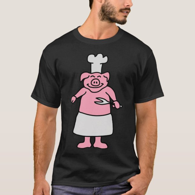 T-shirt Cochon Chef anniversaire garçon aaa (Devant)