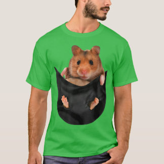T-shirt Cochon de Guinée drôle dans la poche T pour les fe