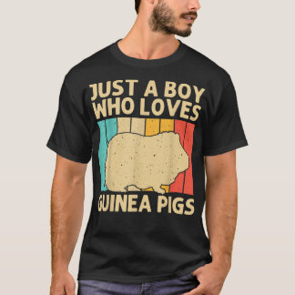 T-shirt Cochon De Guinée Drôle Pour Les Garçons Enfants Po
