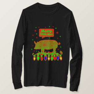 T-shirt Cochon de Noël