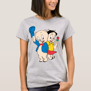 T-shirt Cochon de porc et Petunia