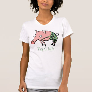 T-shirt cochon de STYLE cochon drôle en pantalon