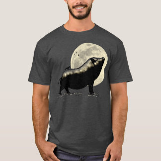 T-shirt cochon d'écorce