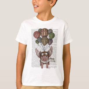 T-shirt Cochon en flammes