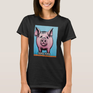 T-shirt Cochon mignon Piggie Oink Premium_5