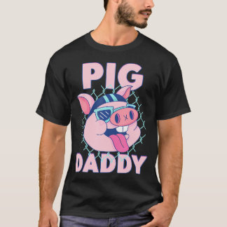 T-shirt Cochon Papa Cochon Ferme de porc
