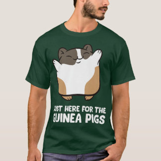 T-shirt Cochons de Guinée Juste ici pour les cobayes