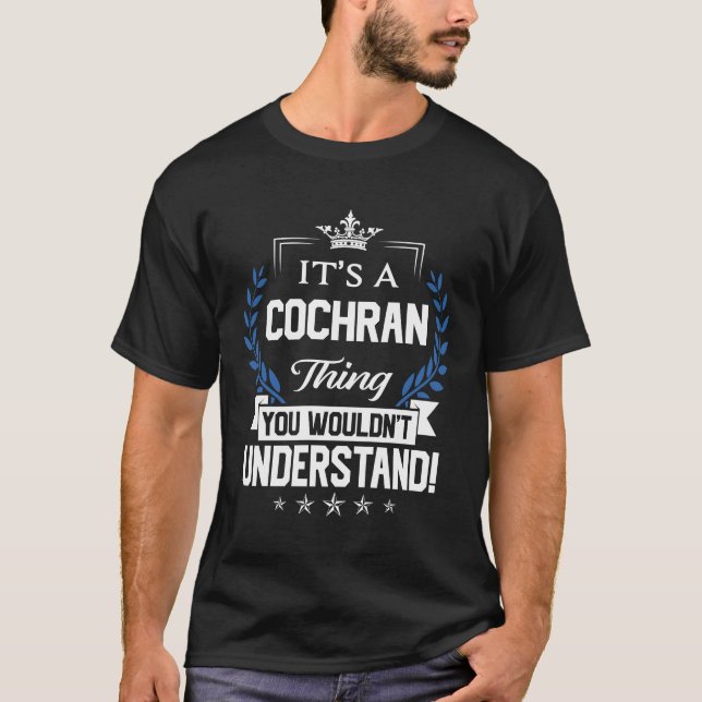 T-shirt Cochran Nom T Chemise - Cochran Thèmes Nom 2 Cadea (Devant)