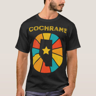T-shirt Cochrane Alberta Canada Souveni Vintage en détress