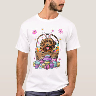 T-shirt Cockapoo Chien Joyeux Jour de Pâques