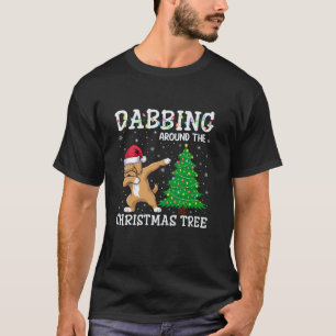 T-shirt Cockapoo Chien Santa Hat Dabbing autour de la Chri