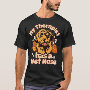 T-shirt Cockapoo Dog My Therapist a un nez humide