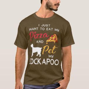 T-shirt Cockapoo Dog Pizza Lover propriétaire Noël Anniver