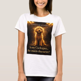 T-shirt Cockapoo Main Character Shirt Funny Dog Lover Gift