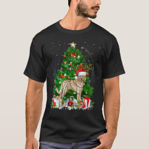 T-shirt Cockapoo Noël arbre clair Pyjama Chien Noël Noël N