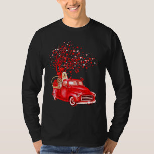 T-shirt Cockapoo Riding Camion Rouge Saint-Valentin Papill