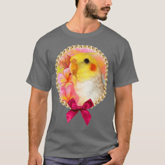 T-shirt Cockatiel avec frangipani