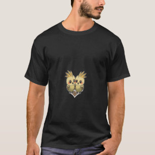 T-shirt Cockatiel Cockatiels Coeur Parrot Cadeau Oiseaux