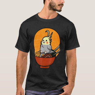 T-shirt Cockatiel Cockatoo Lutino Quarrion Weiro Bird Parr