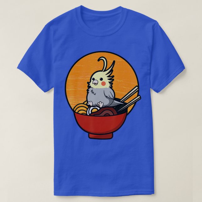 T-shirt Cockatiel Cockatoo Lutino Quarrion Weiro Bird Parr (Design devant)