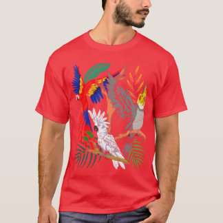 T-shirt Cockatiel cokatiel oiseau cadeau animal perroquet