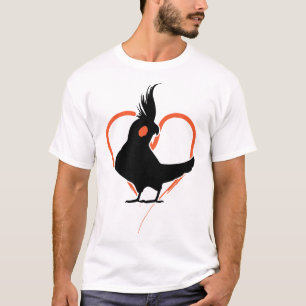 T-shirt cockatiel d'amour