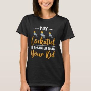 T-shirt Cockatiel de perroquet d'oiseaux 1