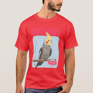 T-shirt Cockatiel Grand-mère Propriétaire d'oiseaux Cockat