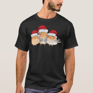 T-shirt Cockatiel Lutino Oiseaux mignons Jaunes portant No