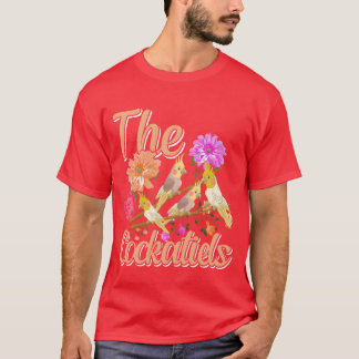 T-shirt Cockatielhe Cockatiels Amateurs d'oiseaux vintage