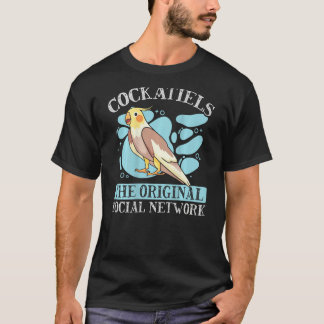 T-shirt Cockatiels Le Réseau Social Originel Impression au