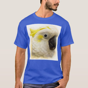 T-shirt Cockatoo à pois de soufre peinture réaliste