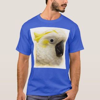 T-shirt Cockatoo à pois de soufre peinture réaliste