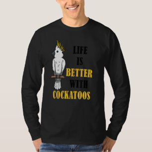 T-shirt Cockatoo Cute Parakeet Cockatiel