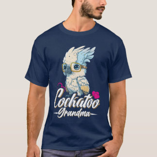 T-shirt Cockatoo Grandma Amateur d'oiseaux Parrot Femmes a