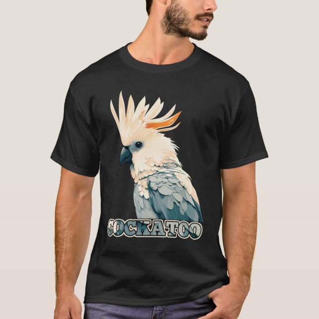 T-shirt Cockatoo Oiseau Cockatoo Amateur de perroquets Ois (Devant)