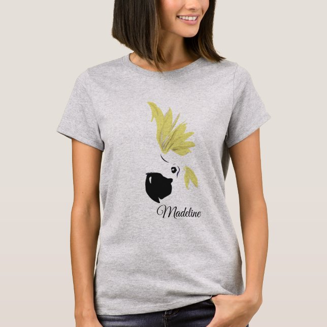T-shirt Cockatoo Typographie moderne Personnel (Devant)