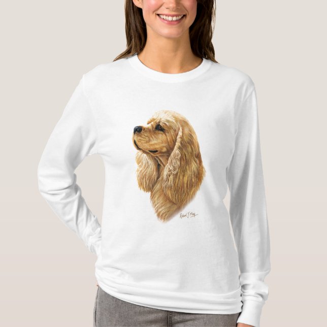 T-shirt Cocker américain (Devant)