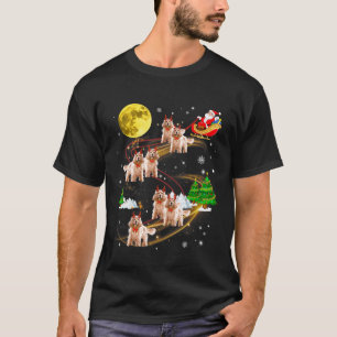 T-shirt Cocker anglais Spaniel Reindeer Christmas Chien Sa