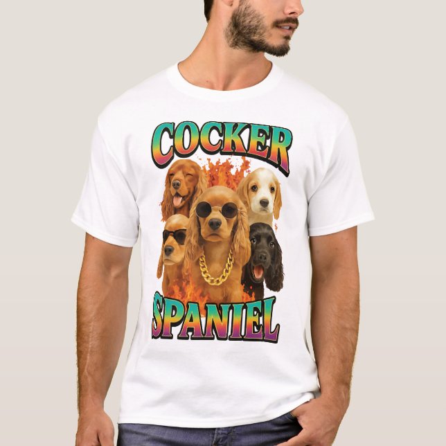 T-shirt Cocker Spaniel  (Devant)