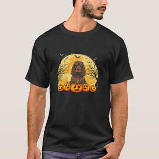 T-shirt Cocker Spaniel Chien Citrouille Costume Halloween