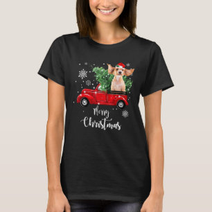 T-shirt Cocker Spaniel Puppy Ride Camion Rouge Noël Paja
