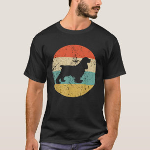 T-shirt Cocker Spaniel Rétro Cocker Spaniel Chien