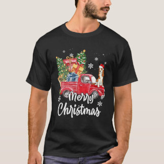 T-shirt Cocker Spaniel Ride Camion Rouge Joyeux Noël Paja