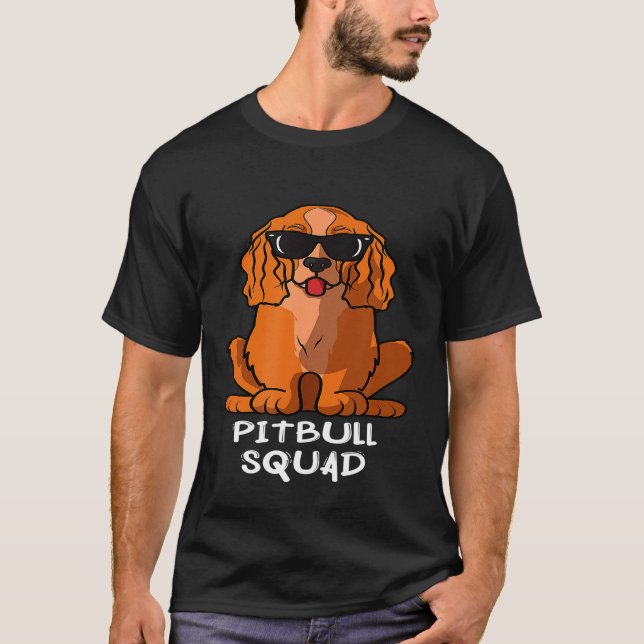 T-shirt Cocker Spaniel Squad Drôle Chien Amour-R (Devant)