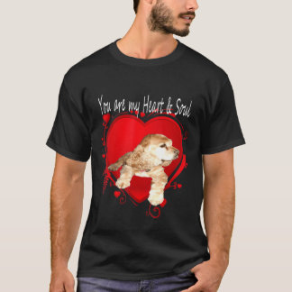 T-shirt Cocker Spaniel Tu Es Mon Coeur Soul