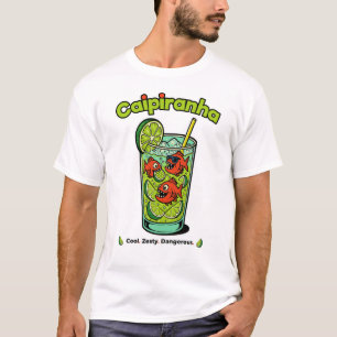 T-shirt Cocktail Caipiranha - Boisson Tropicale amusante d