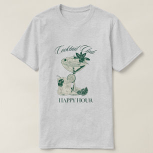 T-shirt "Cocktail Club Happy Hour" Tee pour les amateurs