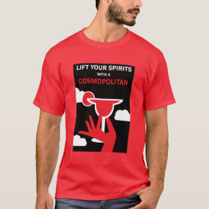T-shirt Cocktail cosmopolite